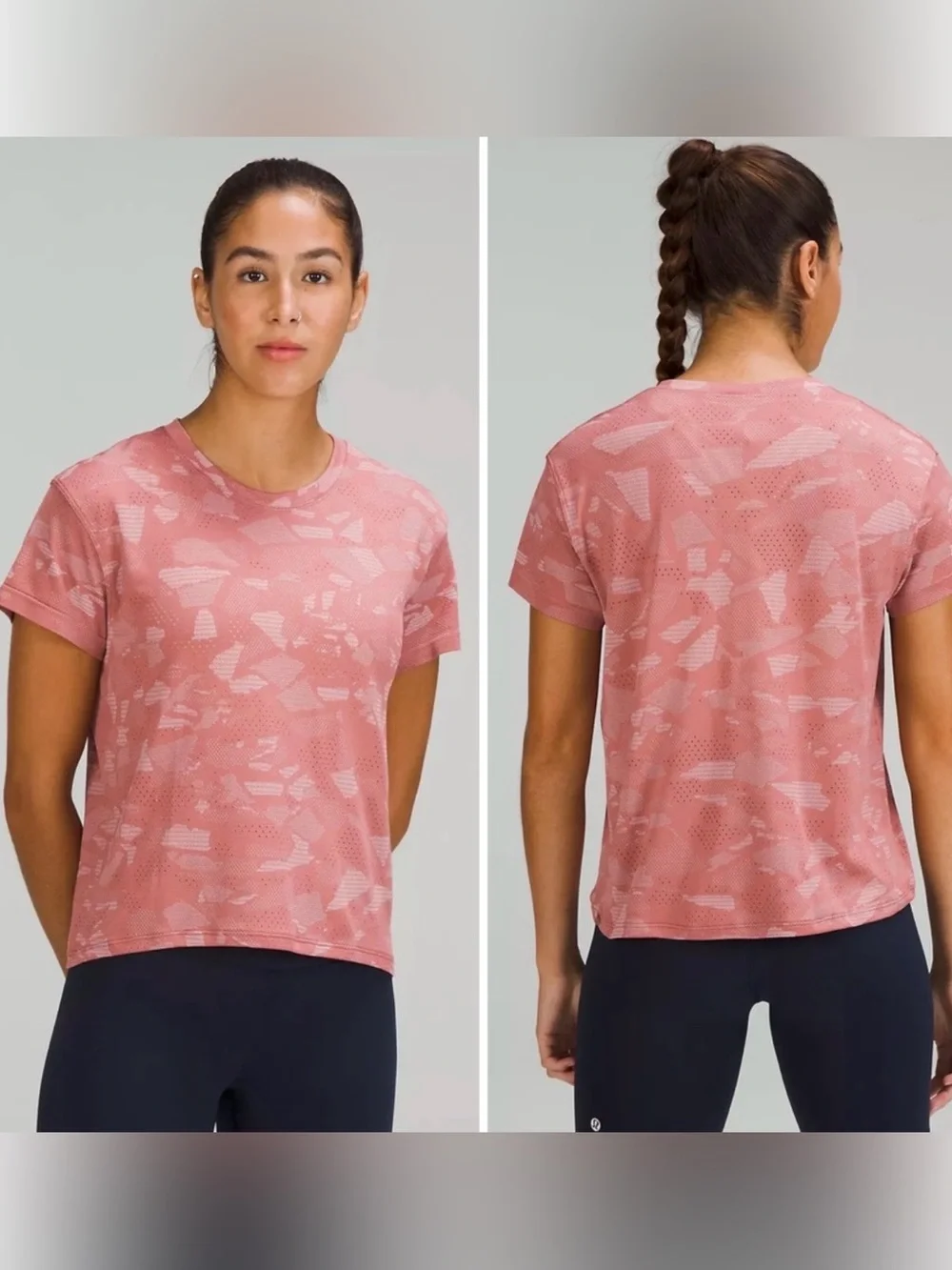 lululemon athletica Rose Pink Short-Sleeve Performance Tee
